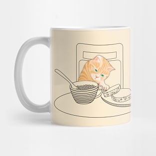 Brunch cat Mug